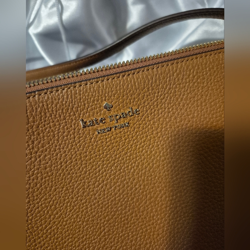 Kate Spade Leila Medium Crossbody In Gingerbread Brown - Picture 6 of 6